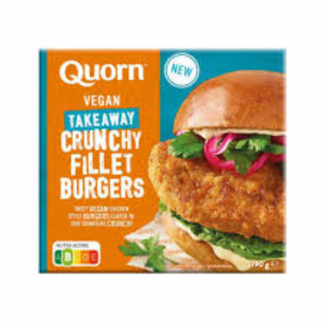 QUORN VEGAN CRUNCHY FILLET 190G